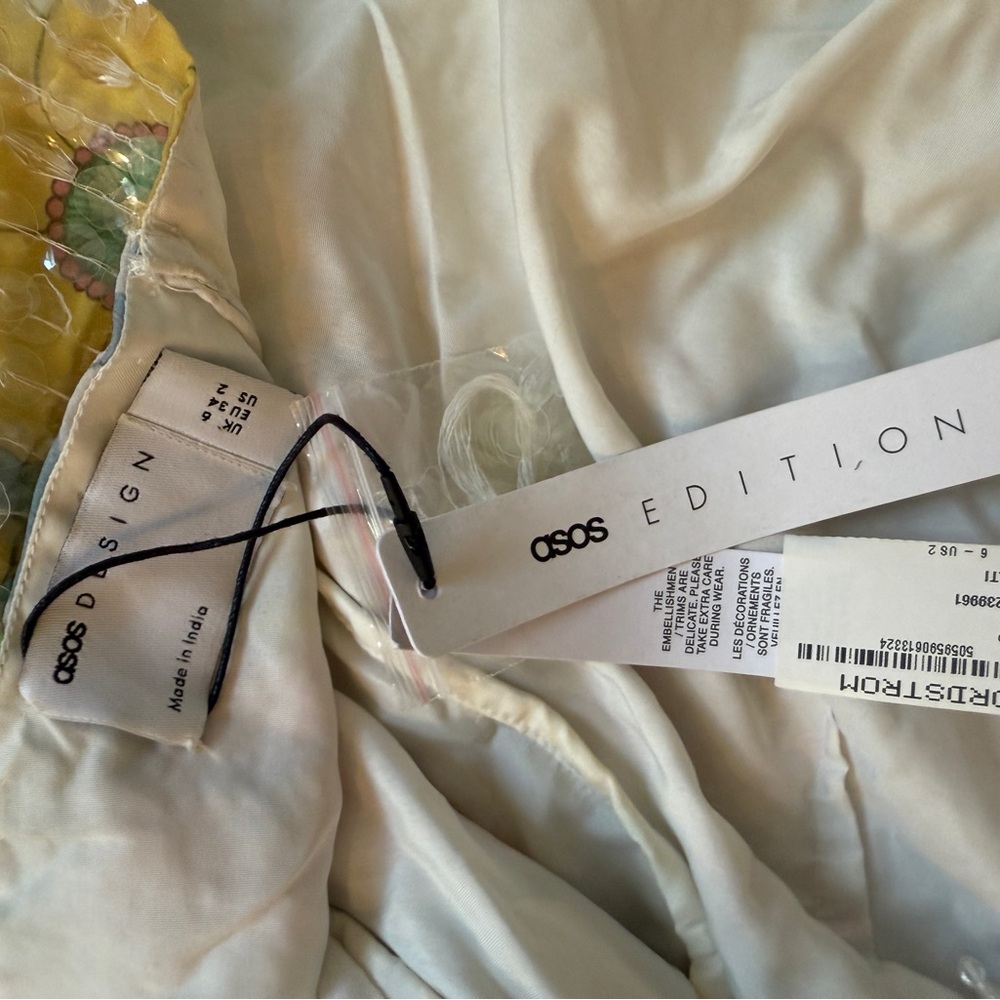 Asos edition collection Floral Sequin Two-Piece Set NWT - Picture 9 of 10